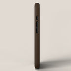 Minimal Monochrome Coal Dark Brown iPhone Case Gallery Image 2