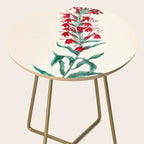  Cardinal flower by Clarissa Munger Badger, 1859 (benefitting The Nature Conservancy) Side Table Gallery Image 2