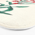  Cardinal flower by Clarissa Munger Badger, 1859 (benefitting The Nature Conservancy) Bath Mat Gallery Image 3