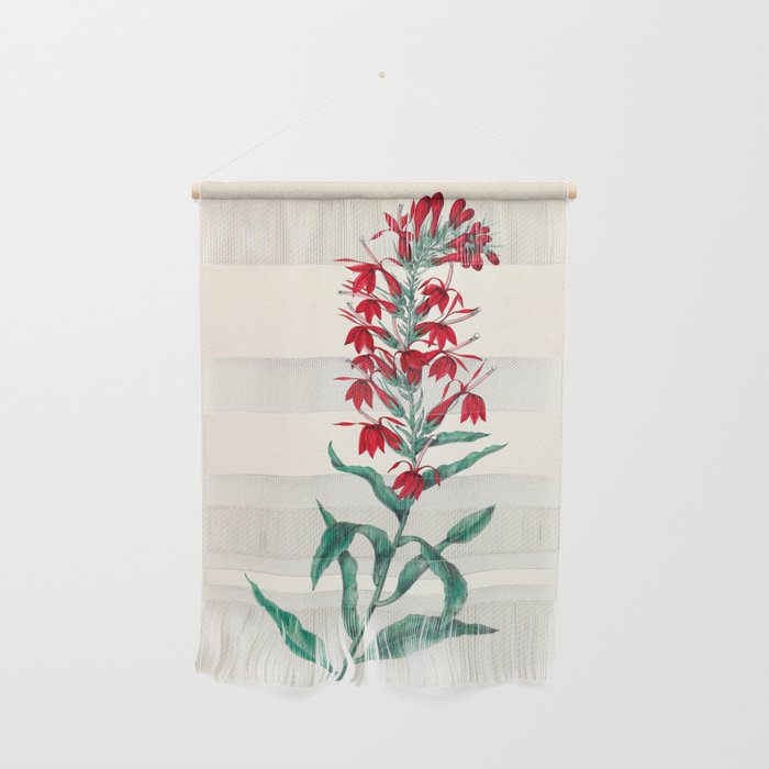  Cardinal flower by Clarissa Munger Badger, 1859 (benefitting The Nature Conservancy) Wall Hanging Gallery Image 1