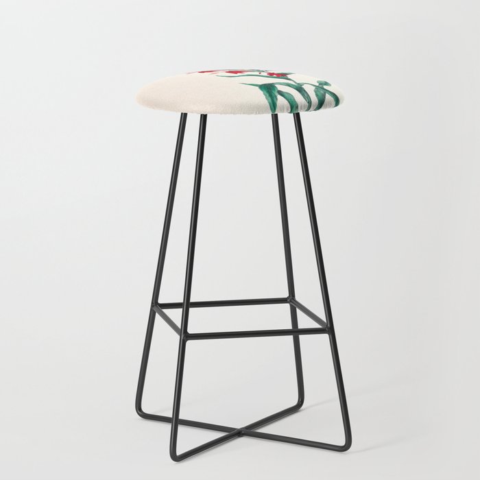  Cardinal flower by Clarissa Munger Badger, 1859 (benefitting The Nature Conservancy) Stool Gallery Image 1