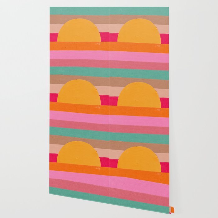 Sunset Waves â Magenta Wallpaper Gallery Image 2