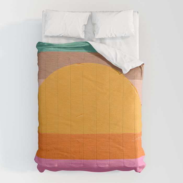 Sunset Waves â Magenta Comforter Gallery Image 6