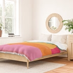 Sunset Waves â Magenta Duvet Cover Gallery Image 2