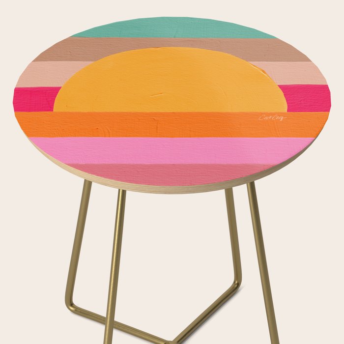 Sunset Waves â Magenta Side Table Gallery Image 2