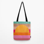 Sunset Waves â Magenta Tote Bag Gallery Image 2