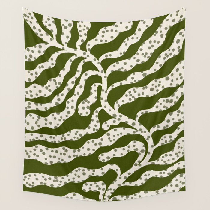 Leafy Plant #1 Wall Tapestry Gallery Image 4