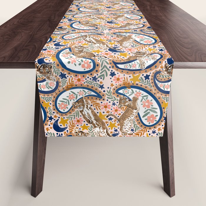  Leopard Cubs and Stars Table Runner Gallery Image 1