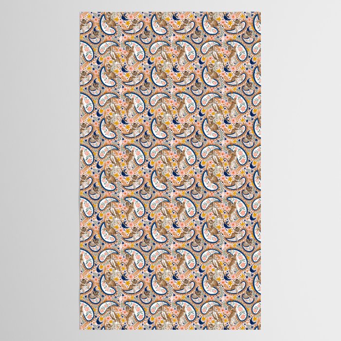  Leopard Cubs and Stars Tablecloth Gallery Image 2