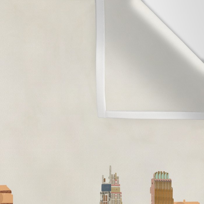 kansas city skyline Wall Tapestry Gallery Image 3