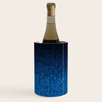 Reboot III BLUE Computer Circuit Board Pattern Wine Chiller Gallery Image 2