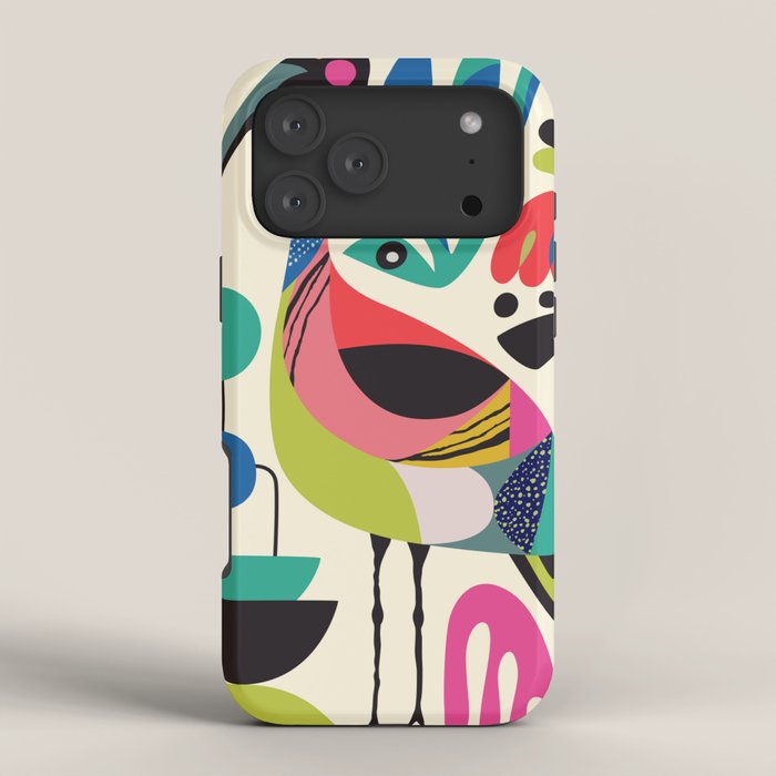 Mid Century Ibis iPhone Case Gallery Image 4