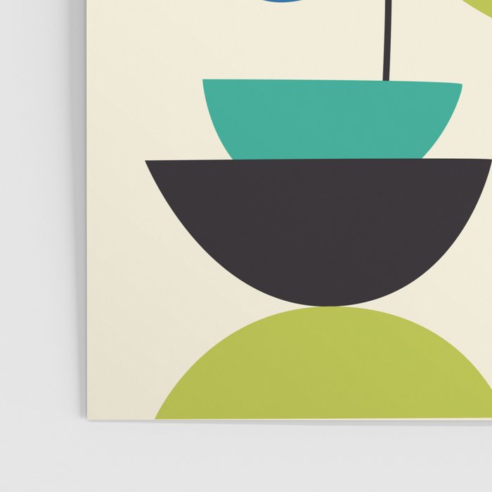 Mid Century Ibis Poster Gallery Image 3