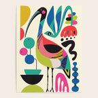 Mid Century Ibis Poster Gallery Image 4