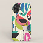 Mid Century Ibis iPhone Case Gallery Image 1