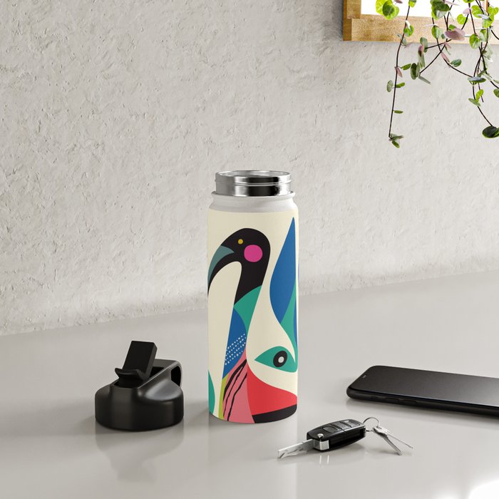 Mid Century Ibis Water Bottle Gallery Image 4
