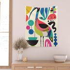 Mid Century Ibis Wall Tapestry Gallery Image 2
