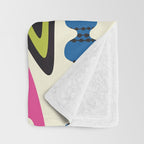 Mid Century Ibis Throw Blanket Gallery Image 3