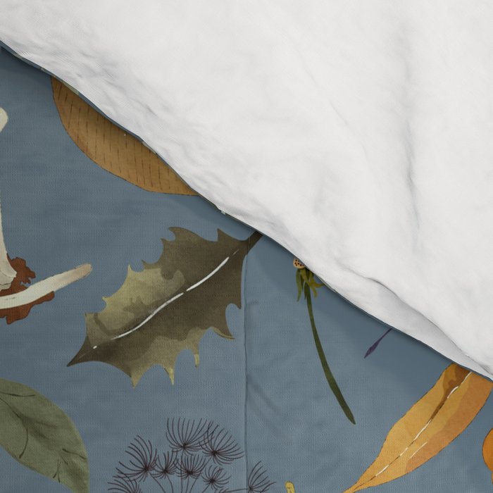 Moths Mystical Woodland B Comforter Gallery Image 4