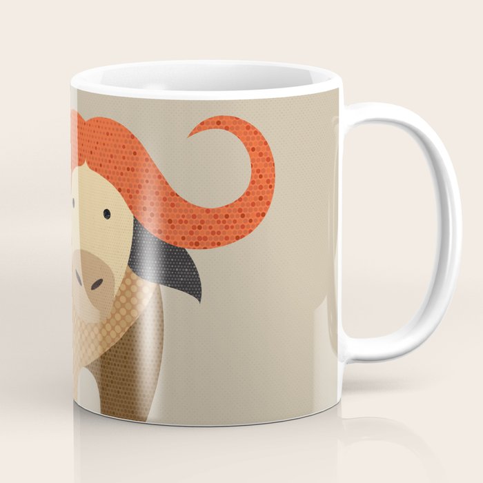 Whimsy Cape Buffalo II Coffee Mug Gallery Image 1