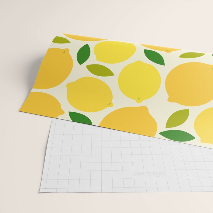 Lemon Wrapping Paper Gallery Image 2
