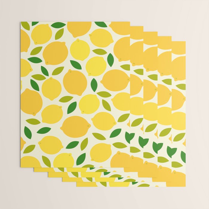 Lemon Wrapping Paper Gallery Image 3