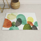 Cactus watercolor Rug Gallery Image 1