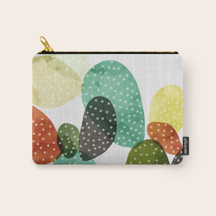 Cactus watercolor Carry All Pouch Gallery Image 1