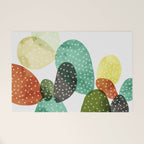 Cactus watercolor Welcome Mat Gallery Image 1