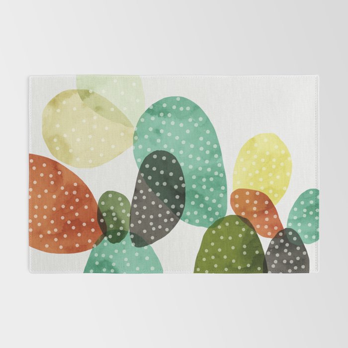 Cactus watercolor Rug Gallery Image 2
