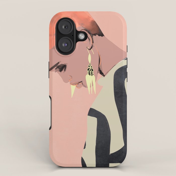 Girl Portrait 29 iPhone Case Gallery Image 1