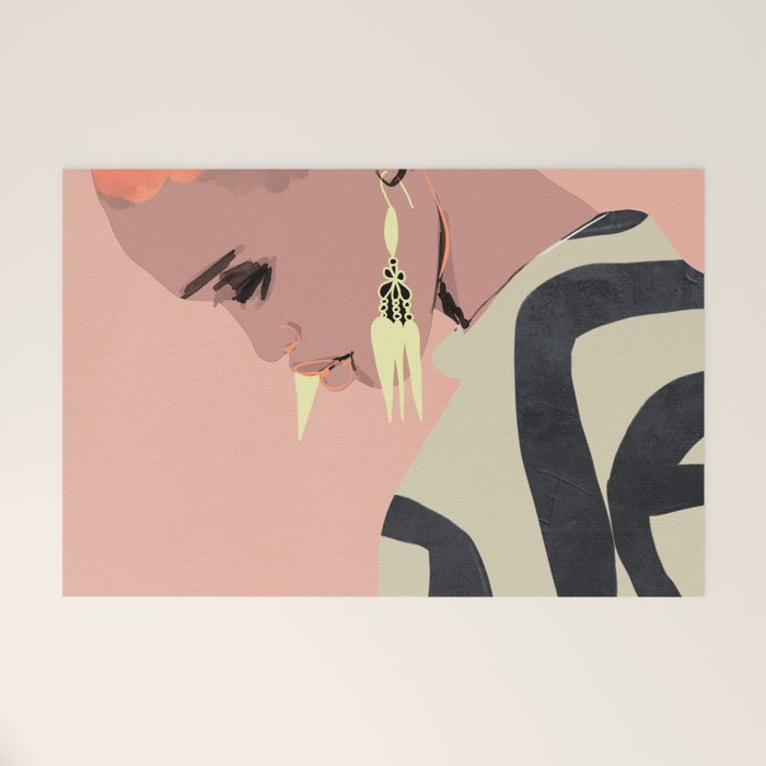 Girl Portrait 29 Welcome Mat Gallery Image 1
