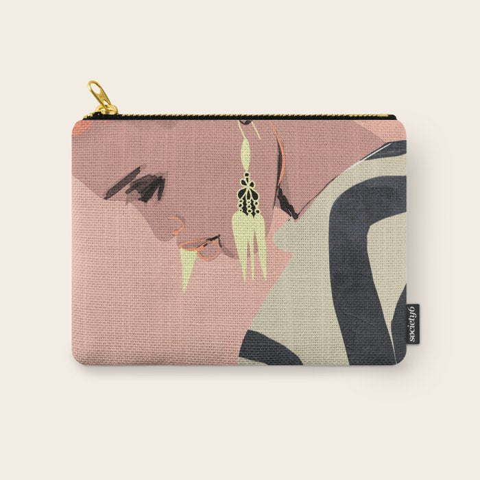 Girl Portrait 29 Carry All Pouch Gallery Image 1