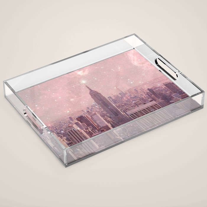 Stardust Covering New York Acrylic Tray Gallery Image 1