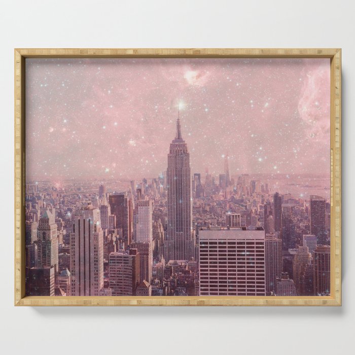 Stardust Covering New York Serving Tray Gallery Image 1