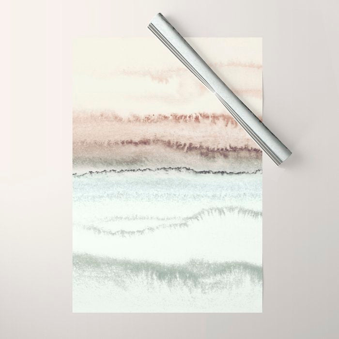 WITHIN THE TIDES NATURAL THREE by Monika Strigel Wrapping Paper Gallery Image 1