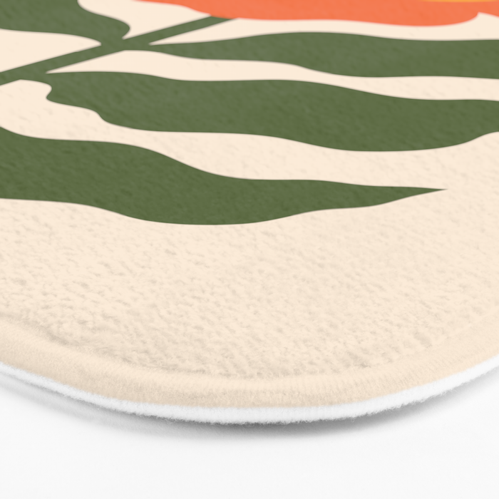 Cat and Plant 60 Bath Mat Gallery Image 3