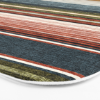serape southwest stripe - earth tones Bath Mat Gallery Image 3
