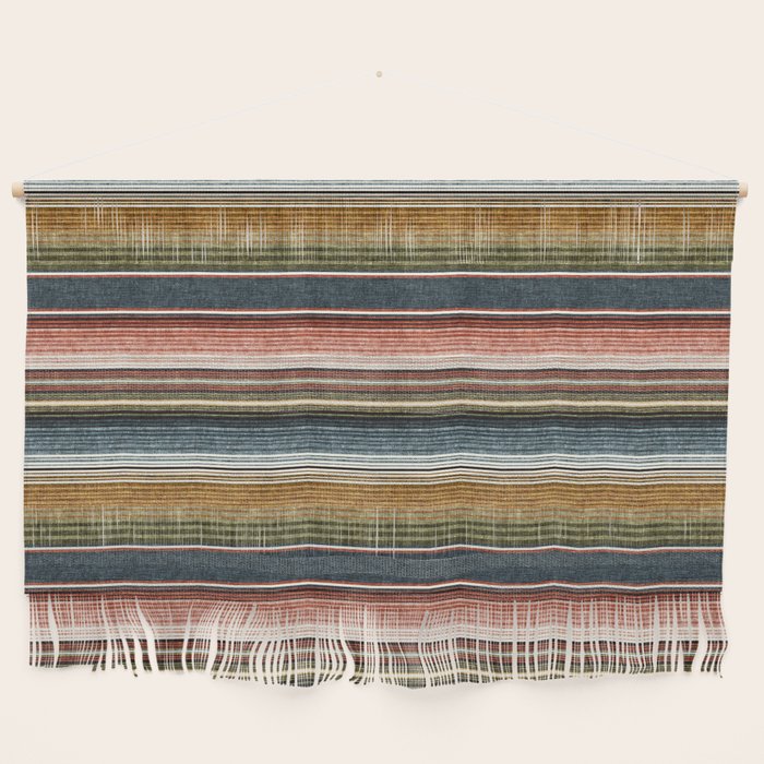serape southwest stripe - earth tones Wall Hanging Gallery Image 1