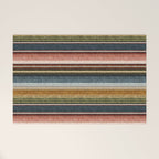 serape southwest stripe - earth tones Welcome Mat Gallery Image 1