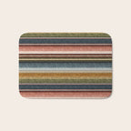 serape southwest stripe - earth tones Bath Mat Gallery Image 1