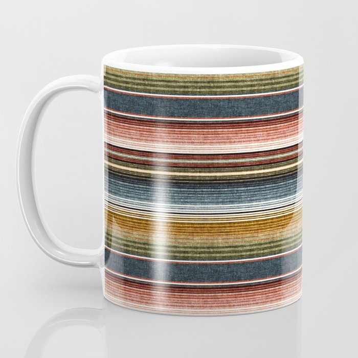 serape southwest stripe - earth tones Coffee Mug Gallery Image 3