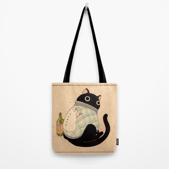 Christmas Cat 03 Tote Bag Gallery Image 2