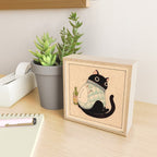 Christmas Cat 03 Mini Art Print Gallery Image 2