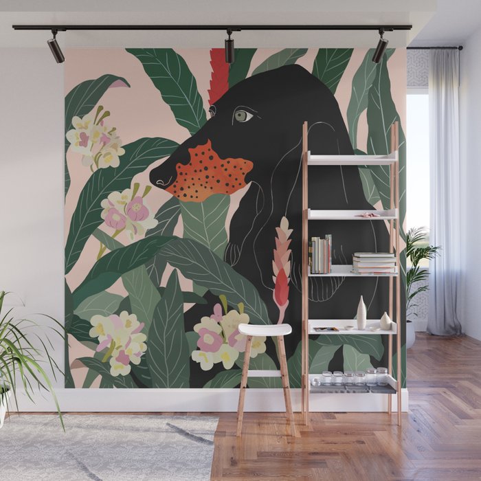 Hidden in the Greenery Wall Mural Gallery Image 1