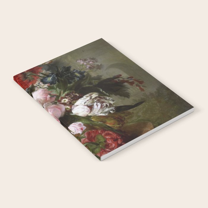 Vintage Floral Still Life Painting Notebook Gallery Image 1