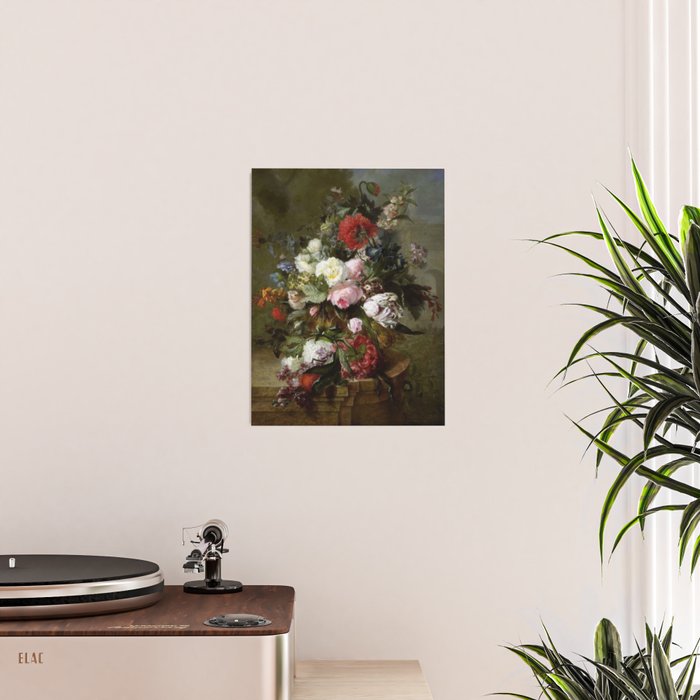 Vintage Floral Still Life Painting Poster Gallery Image 2