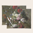 Vintage Floral Still Life Painting Placemat Gallery Image 1