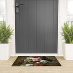 Vintage Floral Still Life Painting Welcome Mat Gallery Image 3