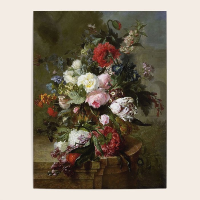 Vintage Floral Still Life Painting Poster Gallery Image 4